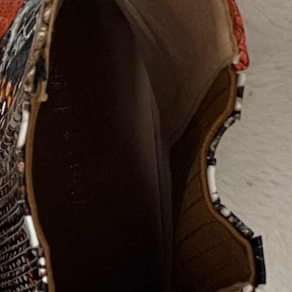 Chase & Chole Lolo Women's Wester Ankle Boots, 2" heel, Snakeskin Design Size 11 - Picture 10 of 11